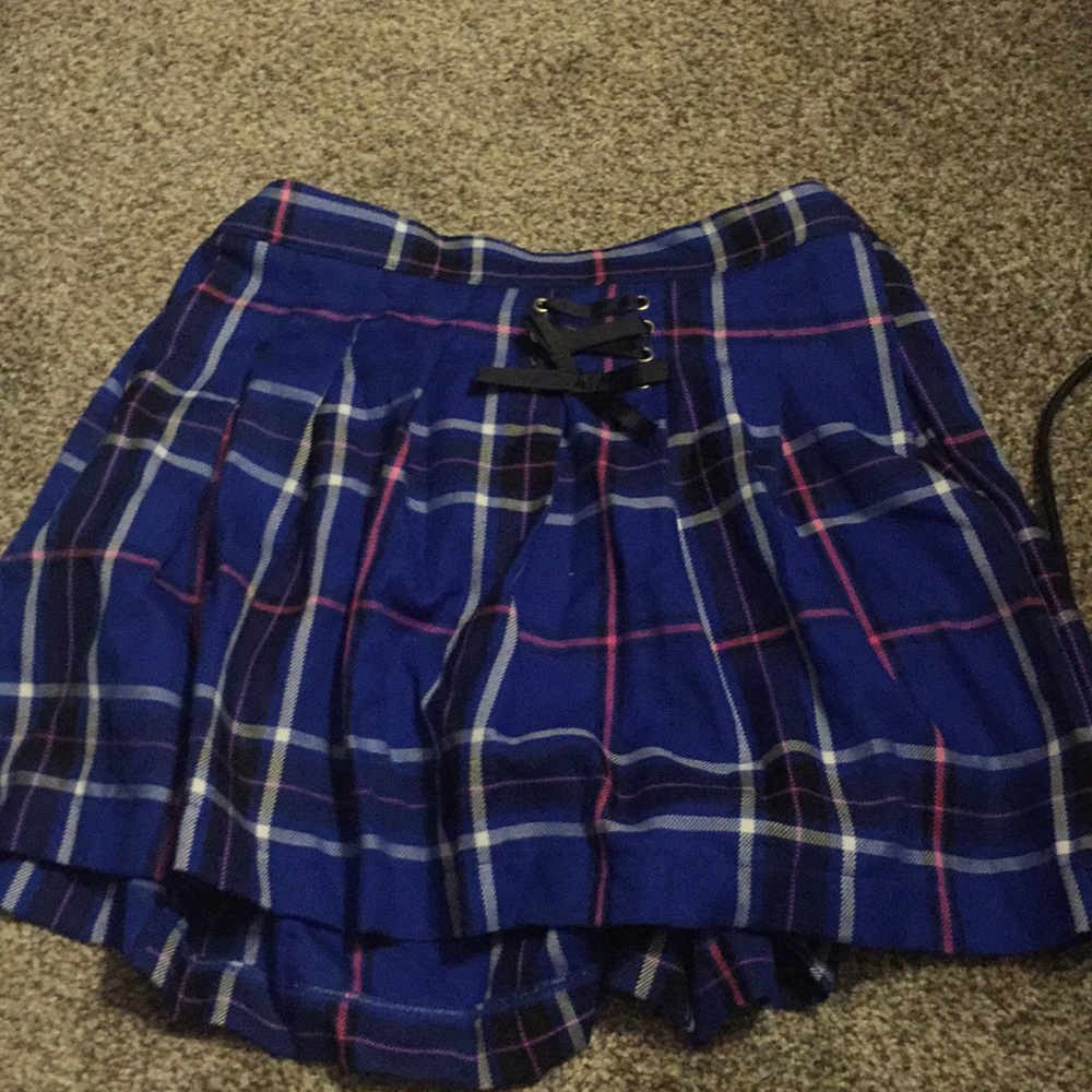 Plaid skort